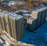 Ход строительства дома 5 в ЖК Гренландия -