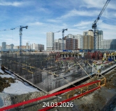 Ход строительства дома 23, ГП-72.106 в ЖК Мириады -