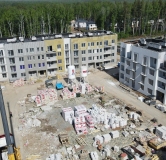 Ход строительства дома 60/2 в ЖК Совушки -