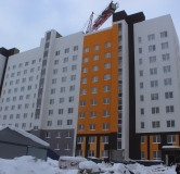Ход строительства дома № 12, 2 очередь в ЖК Новая Кузнечиха -