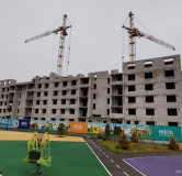 Ход строительства дома 1 в ЖК Мега-6 -