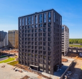 Ход строительства дома 1 в ЖК Тайм Сквер -