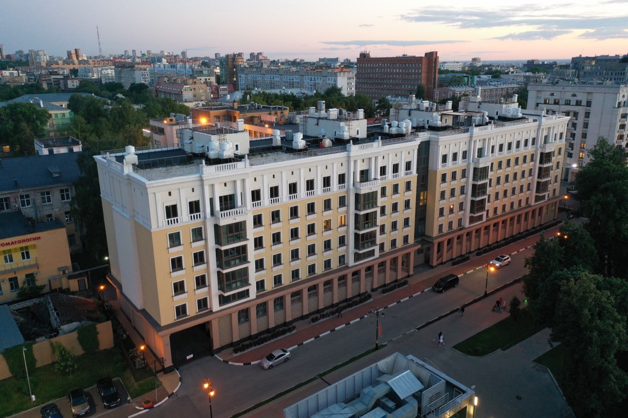 Архитектурную подсветку установят на зданиях на Верхне-Волжской набережной за 18 млн рублей