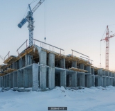 Ход строительства дома 6.1 в ЖК Пшеница -