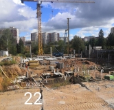 Ход строительства дома 7 в ЖК Истории -