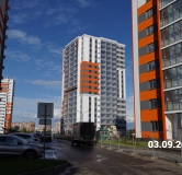 Ход строительства дома 55 в ЖК Дружный -