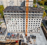 Ход строительства дома № 1,2 в ЖК Квартал Заречный -