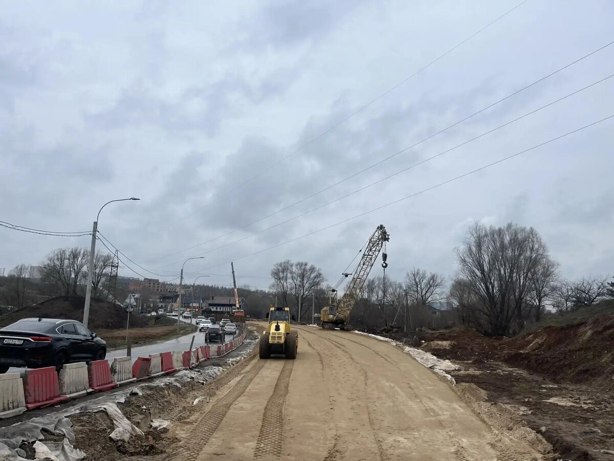 40% работ выполнено в рамках второго этапа реконструкции подъезда к Анкудиновке - фото 1