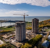 Ход строительства дома 25 в ЖК Черемушки на Приморской -