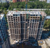 Ход строительства дома 2 в ЖК Квартал на Российской -