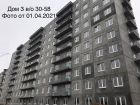 Ход строительства дома № 3 в ЖК Корабли - фото 29, Апрель 2021