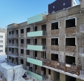 Ход строительства дома 11-4 в ЖК Радужный -