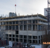 Ход строительства дома 10/1, 2 этап в ЖК Парад Планет -