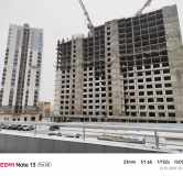 Ход строительства дома 2 в ЖК Рассвет -