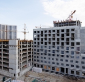 Ход строительства дома 10, корпус 1 в ЖК Остров-сад -