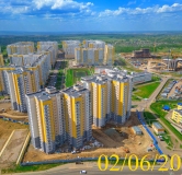 Ход строительства дома 10 в Микрорайон Нанжуль-Солнечный -