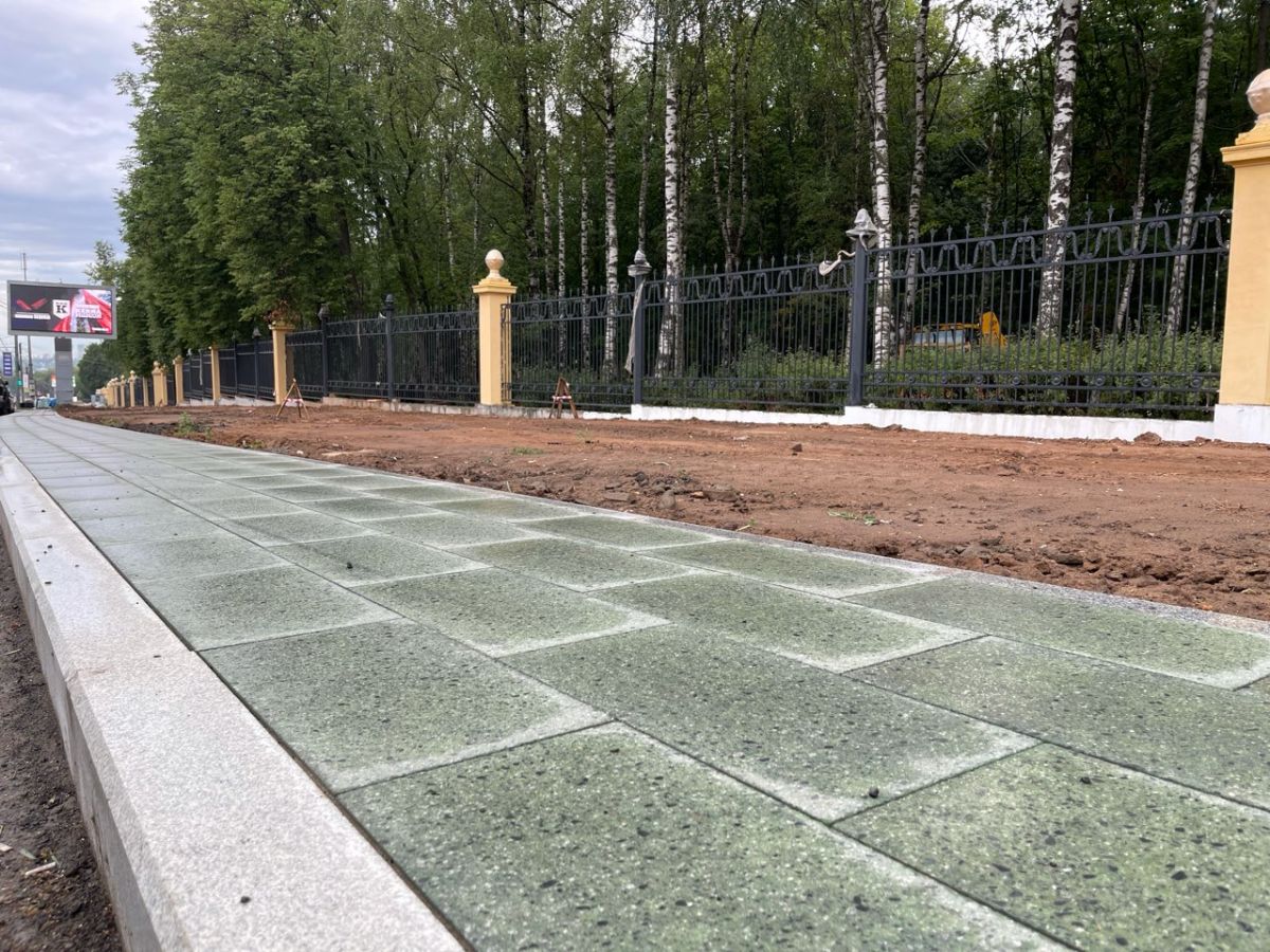 Обновленную ограду парка «Швейцария» можно увидеть в Нижнем Новгороде