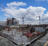 Ход строительства дома 25, ГП-72.107 в ЖК Мириады -