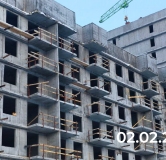 Ход строительства дома 132а.1 в ЖК Семья -