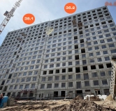 Ход строительства дома 36 в ЖК Авиатор (Авиатоr) -