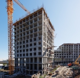 Ход строительства дома 4, корпус 5 в ЖК Страна.Прибрежная -