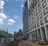 Ход строительства дома 26, секция 3,4 в ЖК Б-26 -