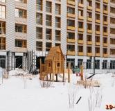 Ход строительства дома корпус 1 в ЖК Сиберово -