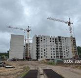 Ход строительства дома 3 корпус 2 в ЖК Зеленая Долина -