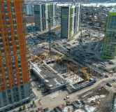 Ход строительства дома 19, секции 2-5 в ЖК Ясный Берег -