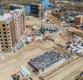 Ход строительства дома 5 в ЖК Окская Стрелка -