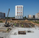 Ход строительства дома 6.1 в ЖК Пшеница -