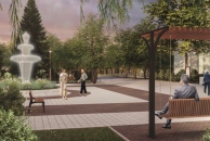 Власти Дона показали проект благоустройства 2,2 га в поселке Несветай ГРЭС