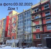 Ход строительства дома 1 в ЖК Ключевой -