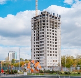 Ход строительства дома № 8 в ЖК Мёд -