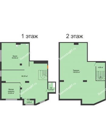 1 комнатная квартира 209,1 м² - ЖК ROLE CLEF