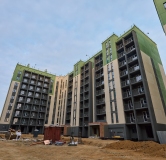 Ход строительства дома 6 в ЖК Шишкин -