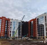 Ход строительства дома 44 в ЖК Притяжение -