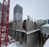Ход строительства дома 27, корпус 3 (ГП-4) в ЖК Ньютон -