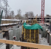 Ход строительства дома 1.2 в ЖК На Шефской -