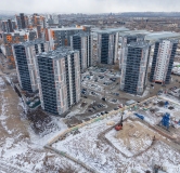 Ход строительства дома 4 в ЖК Мичурино -