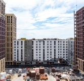 Ход строительства дома 19/1 в ЖК 19/56. Кварталы Телецентра -