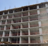 Ход строительства дома № 259/27, поз. 4,5 (3 этап) в ЖК Домино -