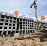 Ход строительства дома 37 в ЖК Авиатоr -