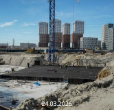 Ход строительства дома 21, ГП-72.105 в ЖК Мириады -