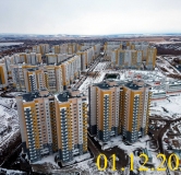 Ход строительства дома № 13а в Микрорайон Нанжуль-Солнечный -