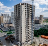 Ход строительства дома 10 в ЖК Прео-8 -