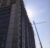 Ход строительства дома Позиция 4.1 в ЖК Октябрь парк -