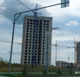 Ход строительства дома 1.8 в ЖК Созвездие -