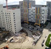 Ход строительства дома 14/2, этап 2Б в ЖК Семейный -