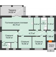 Севилья 181 м² 181 м², КП Ясная Поляна - планировка